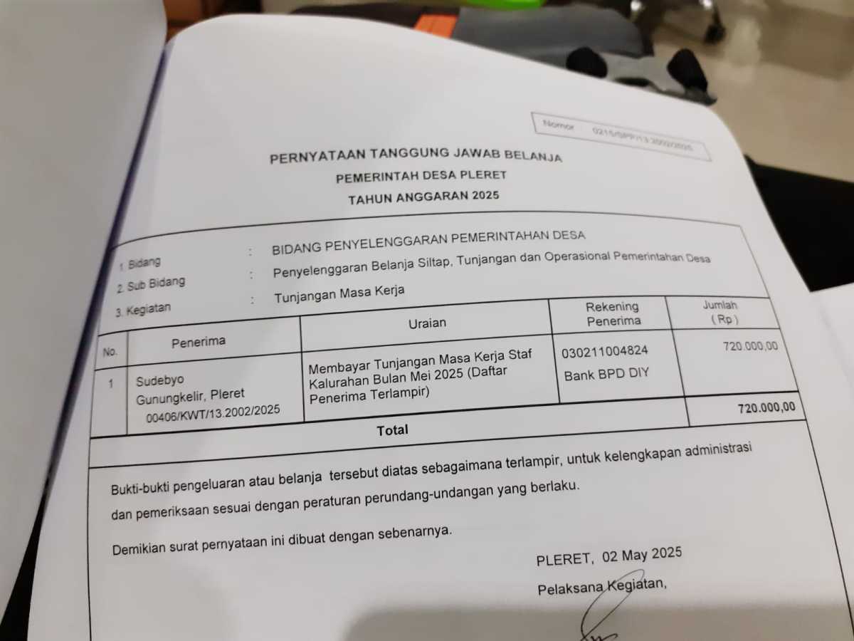 verifikasi pengajian spp untuk membyar tunjangan masa kerja staf kalurahan verifikasi pengajian spp untuk membyar tunjangan masa kerja staf kalurahan
