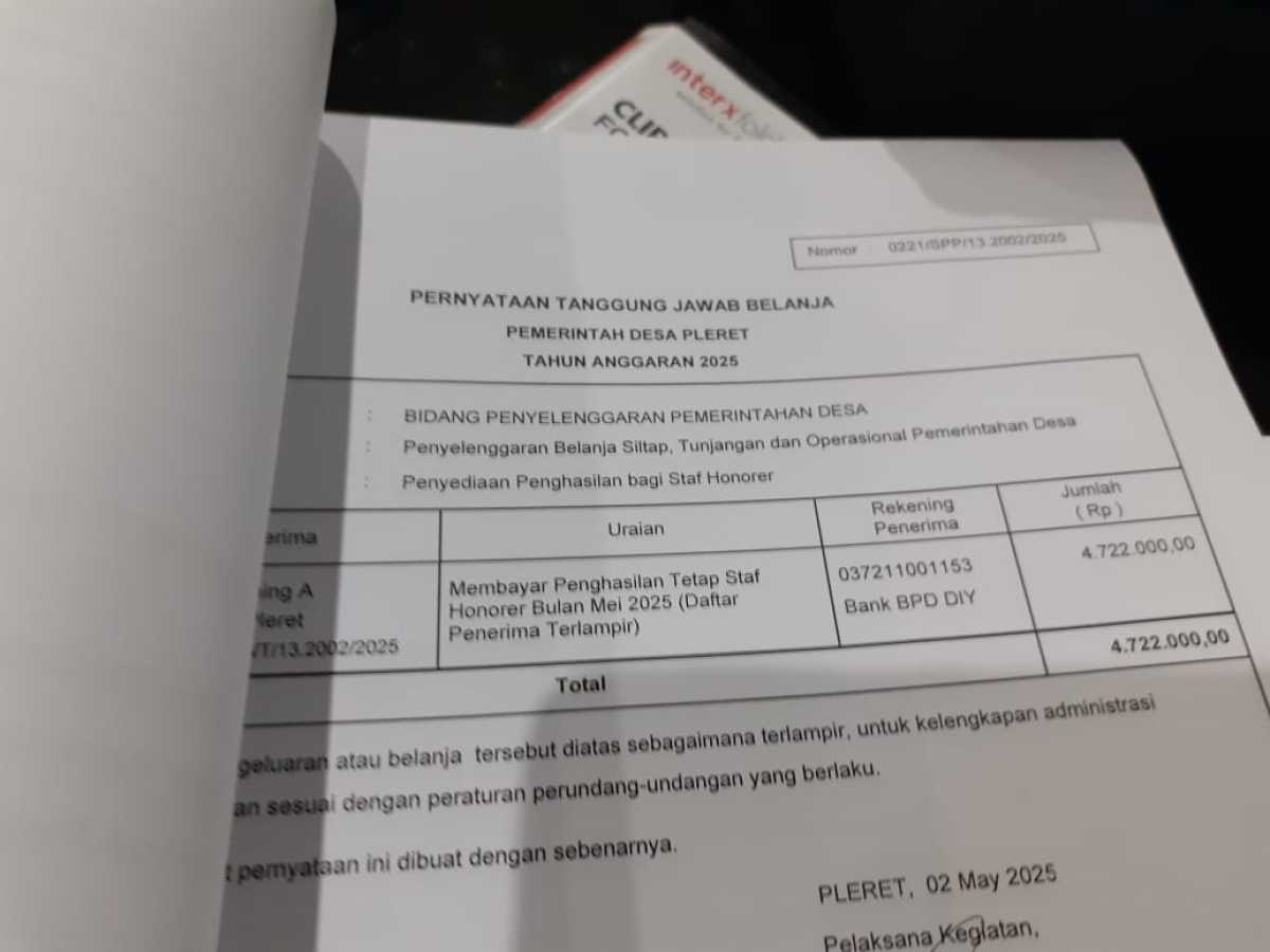 verifikasi pengajian spp untuk membyar tunjangan tetap staf honorer verifikasi pengajian spp untuk membyar tunjangan tetap staf honorer