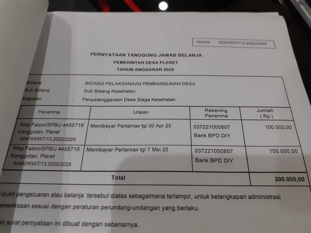 Verifikasi Pengajuan SPP untuk membayar kegiatan penyelenggaraan desa siaga kesehatan Verifikasi Pengajuan SPP untuk membayar kegiatan penyelenggaraan desa siaga kesehatan