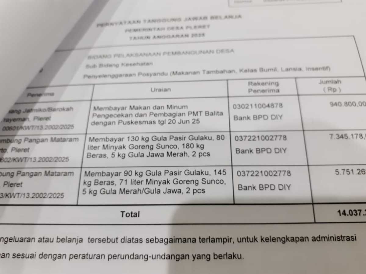 Verifikasi pengajuan SPP untuk membayar kegiatan Penyelenggaraan Posyandu Verifikasi pengajuan SPP untuk membayar kegiatan Penyelenggaraan Posyandu