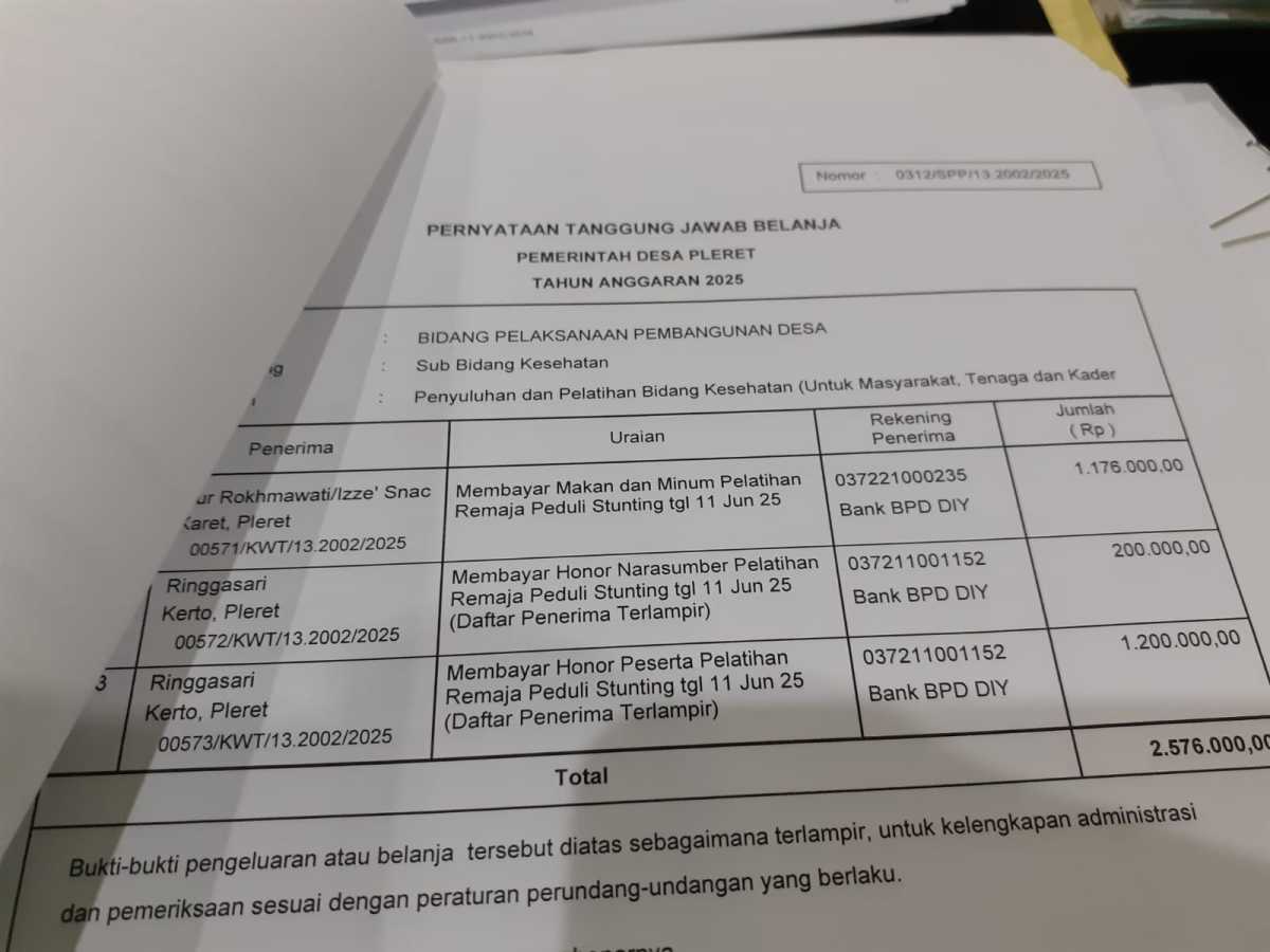 Verifikasi Pengajuan SPP pada kegiatan penyuluhan dan pelatihan bidang kesehatan Verifikasi Pengajuan SPP pada kegiatan penyuluhan dan pelatihan bidang kesehatan