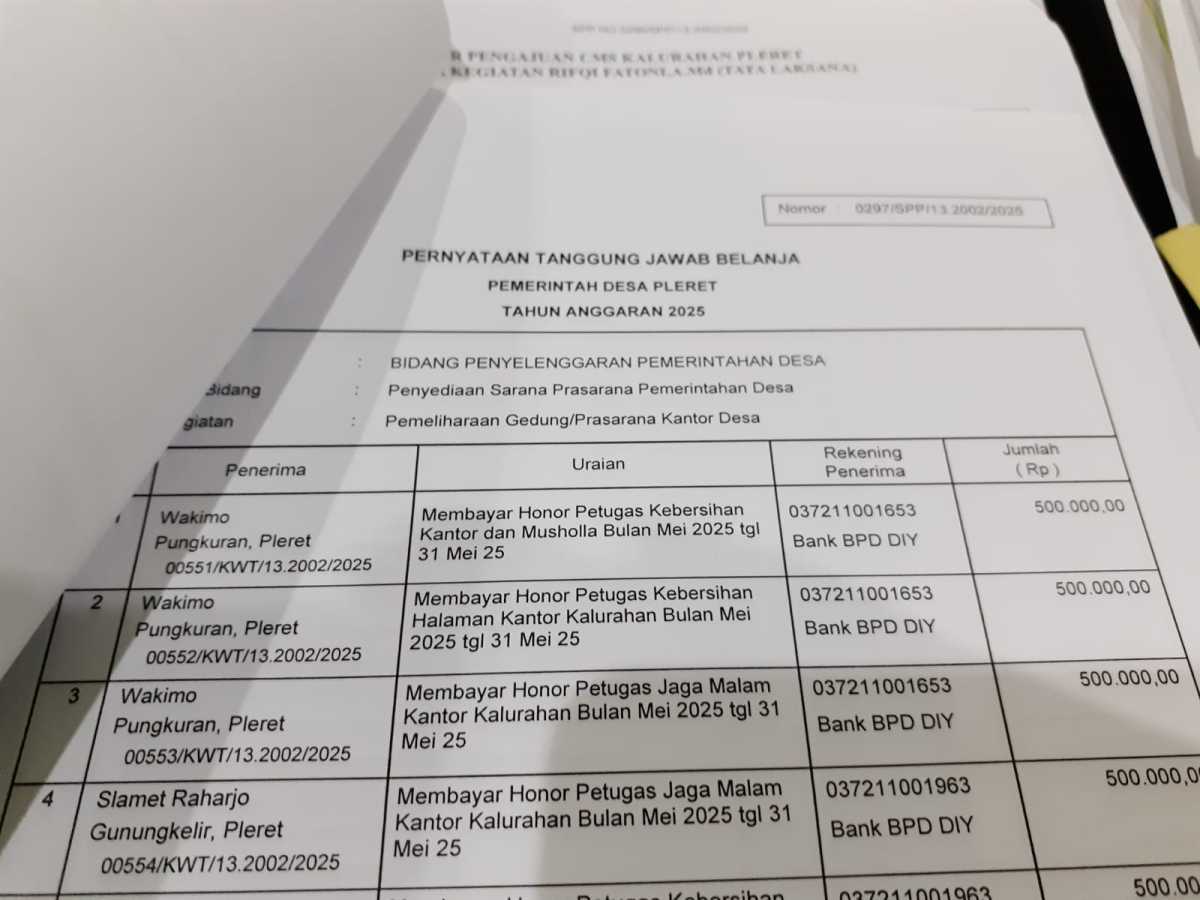 Verifikasi pengajuan spp pada kegiatan pemeliharaan gedung kantor Verifikasi pengajuan spp pada kegiatan pemeliharaan gedung kantor