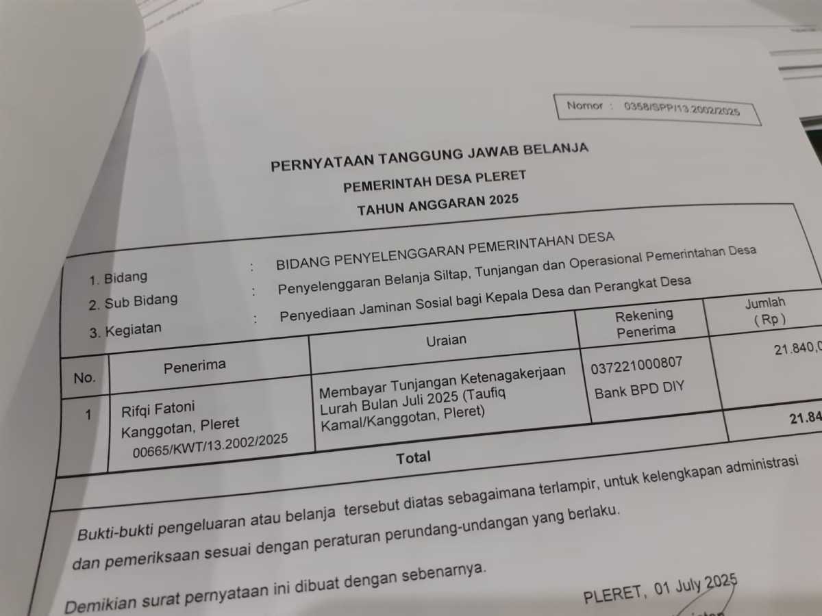 Verifikasi pengajuan spp pada kegiatan pembayaran BPJS Ketenagakerjaan Lurah Verifikasi pengajuan spp pada kegiatan pembayaran BPJS Ketenagakerjaan Lurah